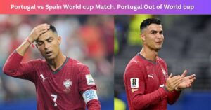 Portugal vs Spain World cup Match. Portugal Out of World cup