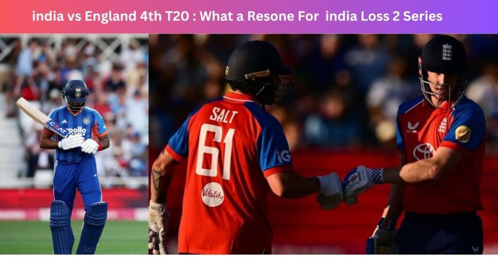 India vs England 4th T20