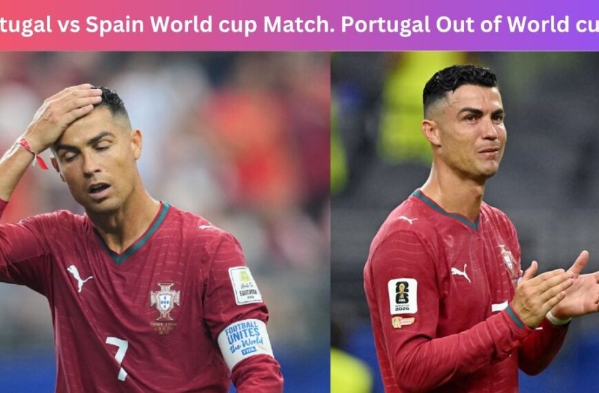 Portugal vs Spain World cup Match. Portugal Out of World cup
